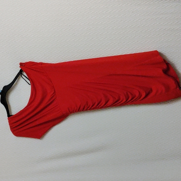 Prelove Laundry by Shelli Segal L A One Shoulder Red Dress - Picture 2 of 6